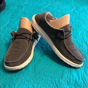 Casual Gray Womens Hey Dude Shoes